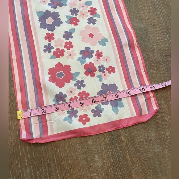 Vintage Made in Japan Floral Scarf Retro - Picture 3 of 6